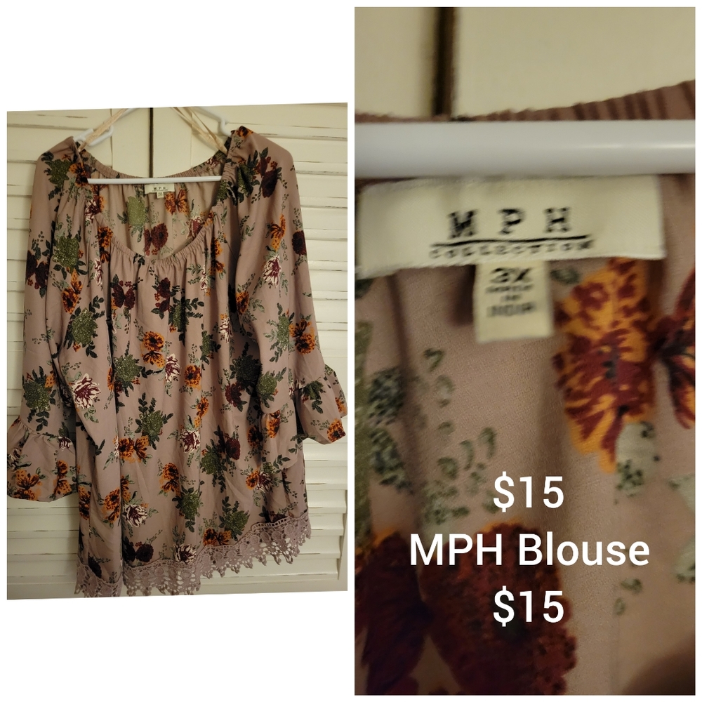 Floral Peasant Blouse